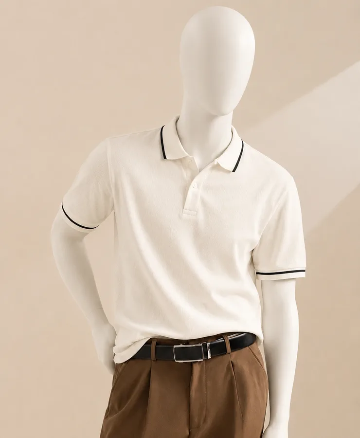 Cream Tipped Polo