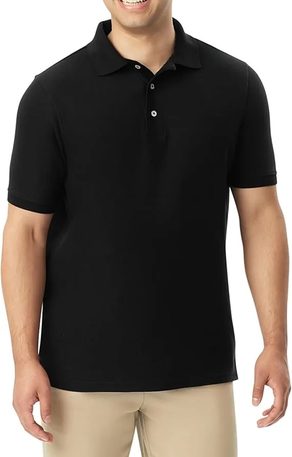Pique Polo, Black
