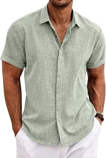 Short Sleeve Shirt, Sage