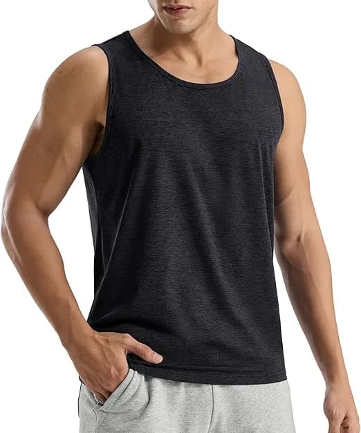 Athletic Tank, Charcoal